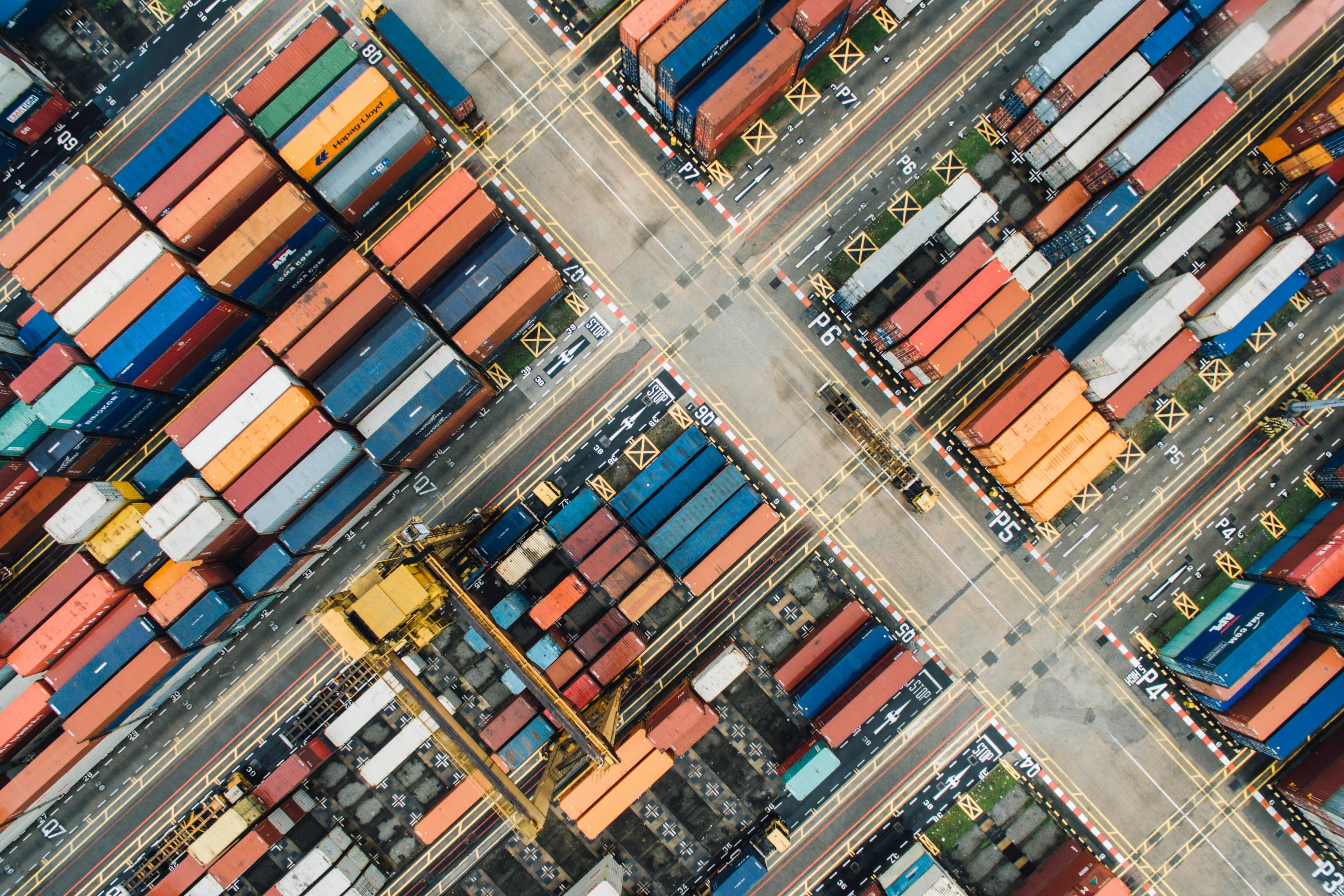 Container port background